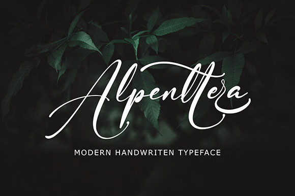 Alpenttera: A Premium Handwritten Font for Brand Identity