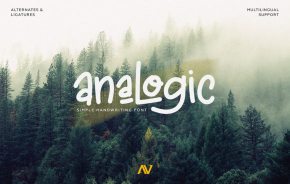Analogic: A Quirky Handwritten Font for Web Design