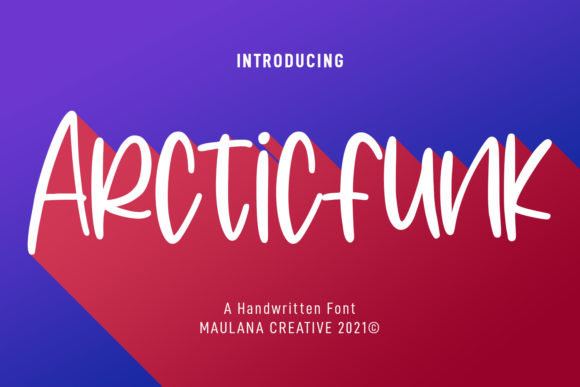 Arcticfunk: A Quirky Handwritten Font for Crafters