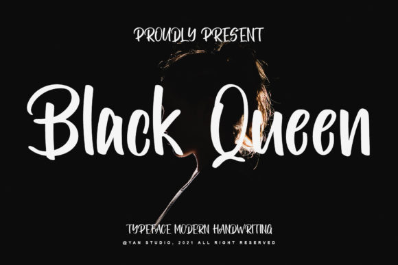 Black Queen: A Refined Script Font for Makers