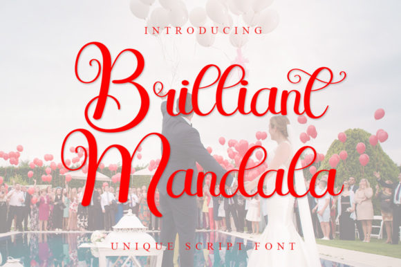 Brilliant Mandala: A Chic Handwritten Font for Crafters