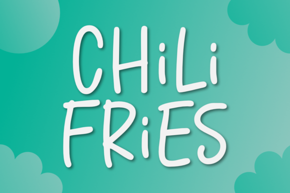 Chili Fries: A Natural Handwritten Font for Branding