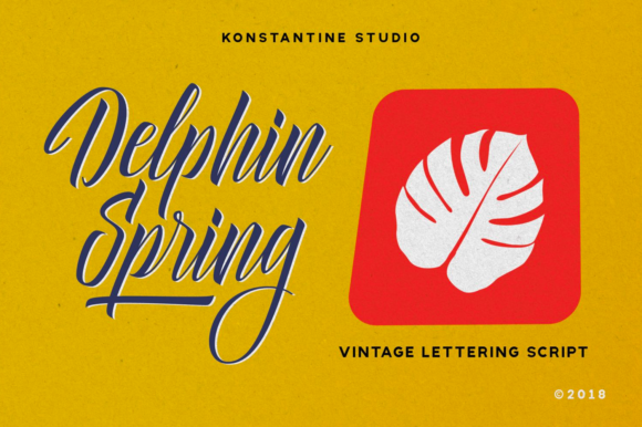 Delphin Spring: A Handwritten Font for Makers