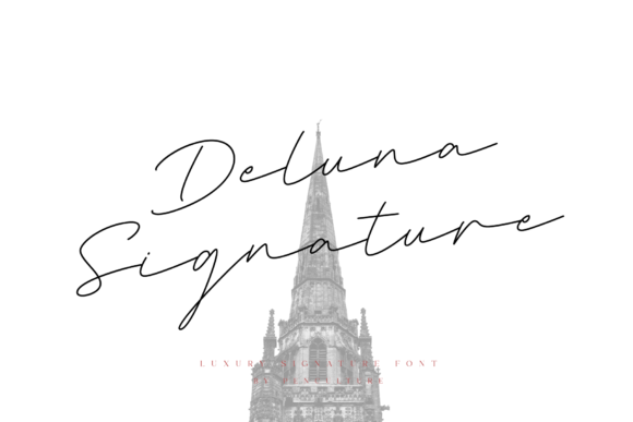 Deluna Signature: A Graceful Script Font for Makers