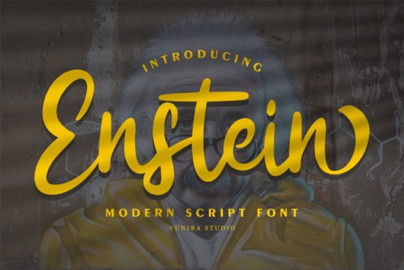 Enstein: A Confident Script Font for Branding