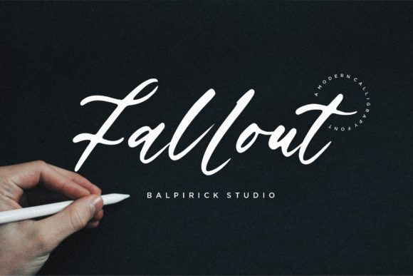 Fallout Font: A Review of This Elegant Handwritten Typeface
