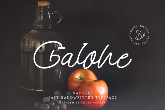 Galone: An Elegant Script Font for Editorial Design
