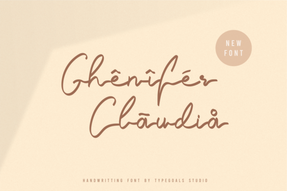 Ghenifer Claudia: A Graceful Script Font for Web Design