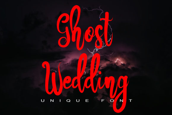 Ghost Wedding: A Playful Script Font for Campaigns