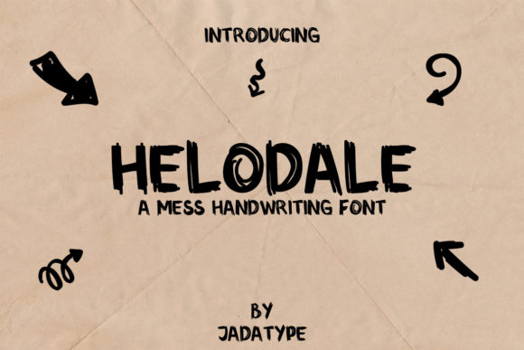 Helodale: A Handwritten Font for Authentic Branding