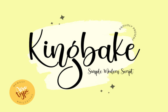 Kingbake: A Premium Script Font for Campaigns