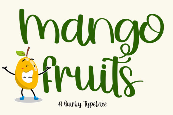 Mango Fruits: A Chic Script Font for Makers
