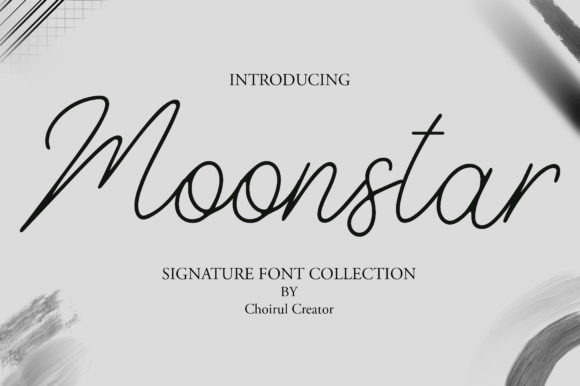 Moonstar: A Luxury Handwritten Font for Web Design
