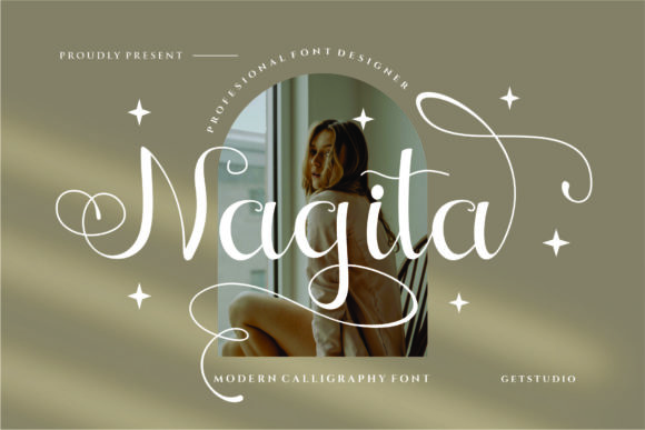 Nagita: A Romantic Script Font for Editorial Design