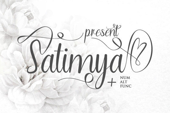 Satimya: An Elegant Script Font for Editorial Design