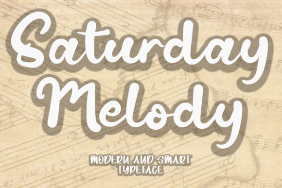 Saturday Melody: A Handwritten Font for Modern Web Design