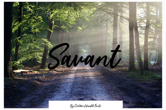 Savant: A Chic Script Font for Bold Brand Identity