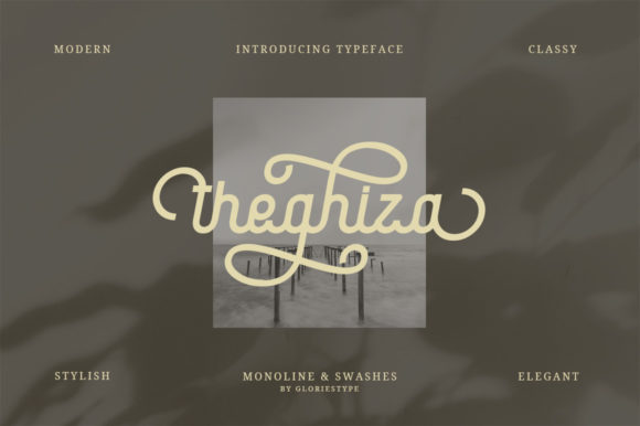 Theghiza: A Vintage Script Font for Branding