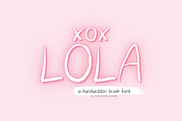 Xox Lola: A Handwritten Font for Modern Web Design